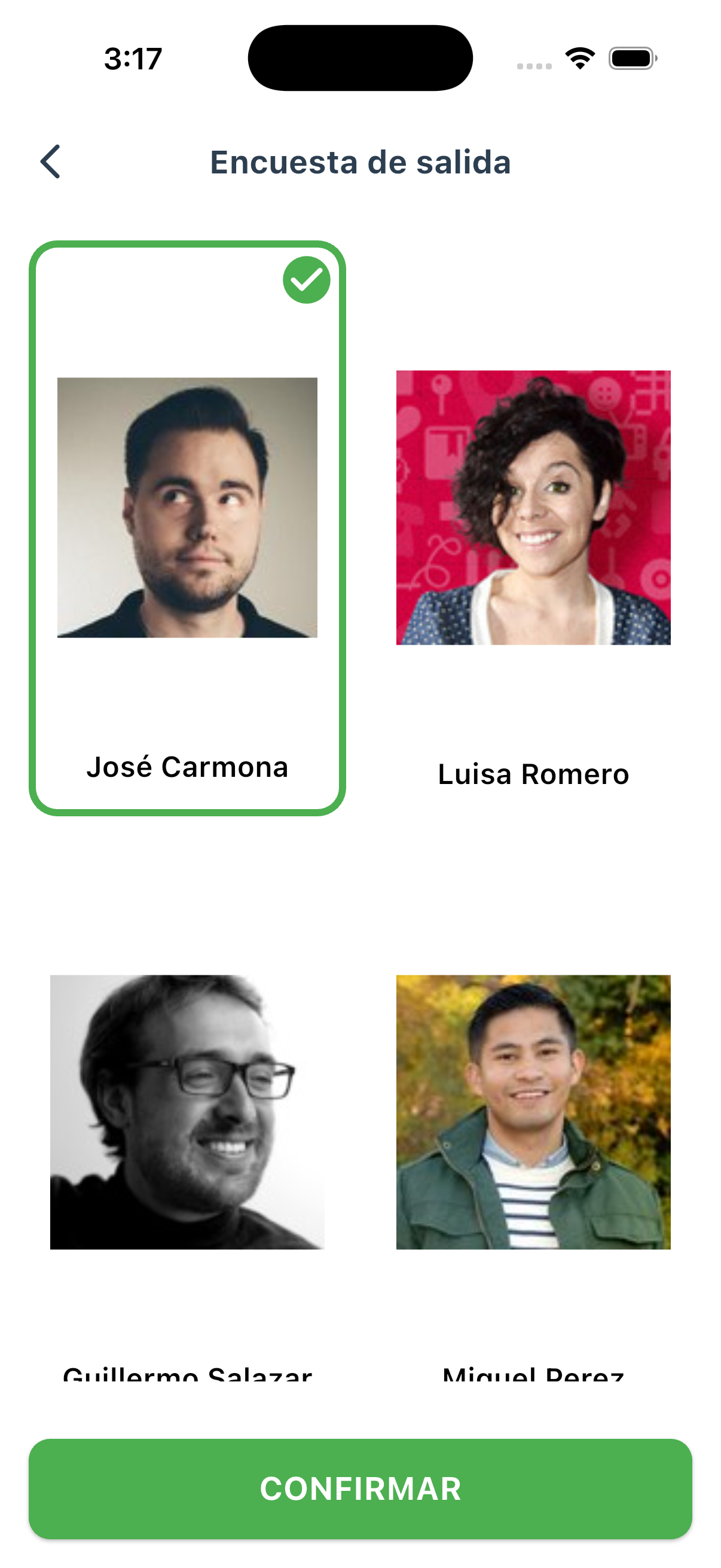 Selección de candidato