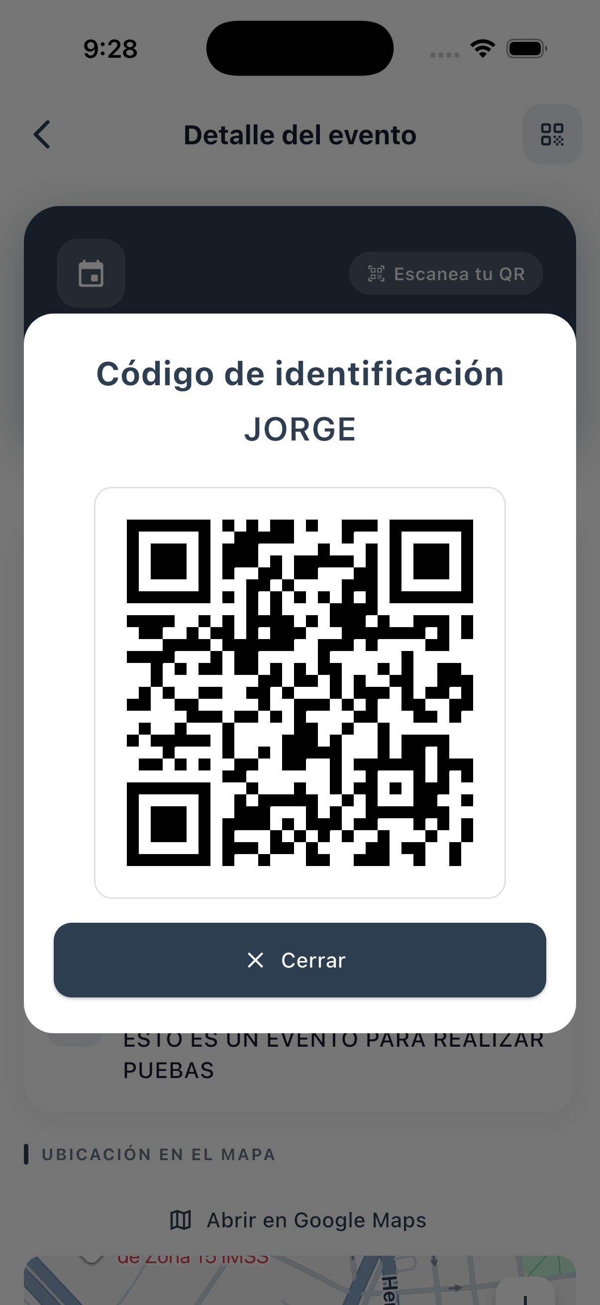 QR de pase de lista